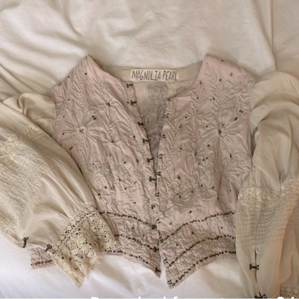 Magnolia Pearl Penella Jacket— Pink/Lilac worn once!